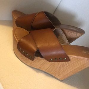 Mossimo backless slip-on wedge